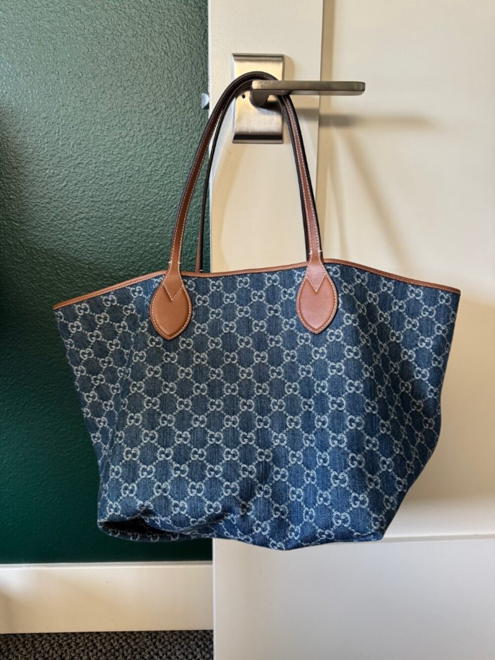 Gucci - Denim Tote bag - Picture 6 of 8